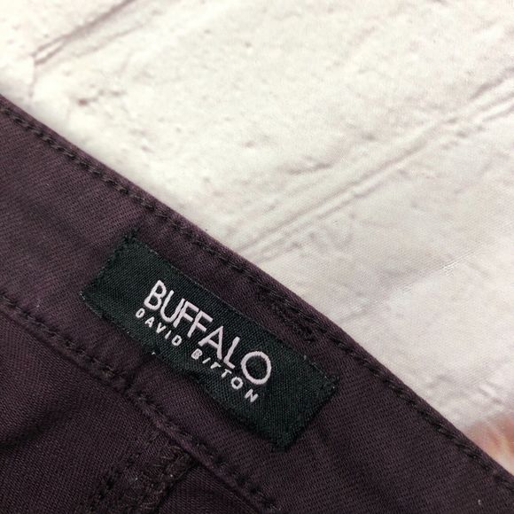 Buffalo David Bitton Women Hanna High Rise Skinny Jeans Size 16 Burgundy B241 20 - Picture 8 of 15